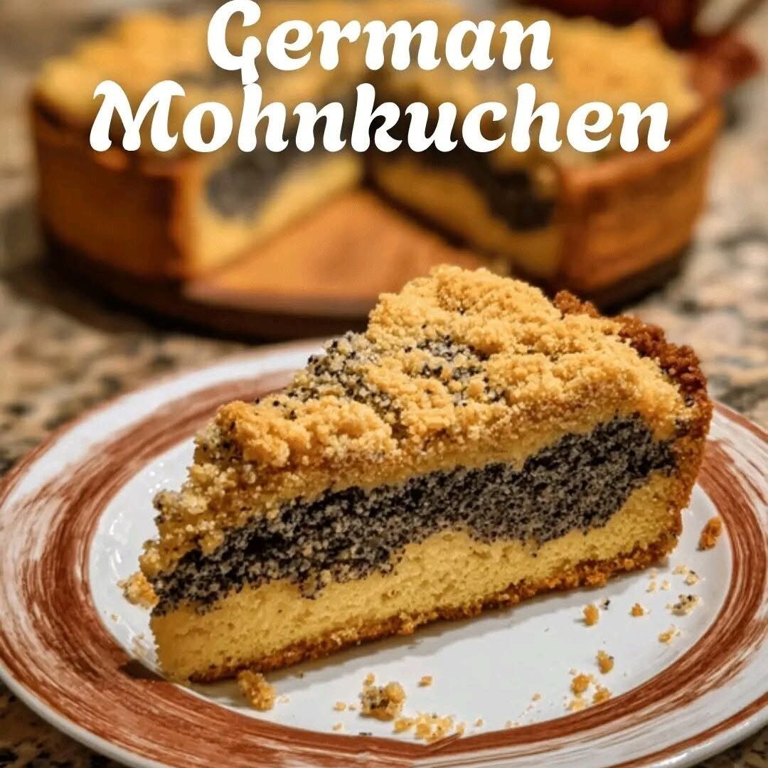 German Mohnkuchen (Poppy Seed Cake) with Streusel 793245971_1623674105796566_3325300106255717371_n